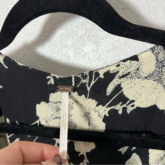 Free People French Quarter Floral Wrap Mini Dress - Picture 4 of 8